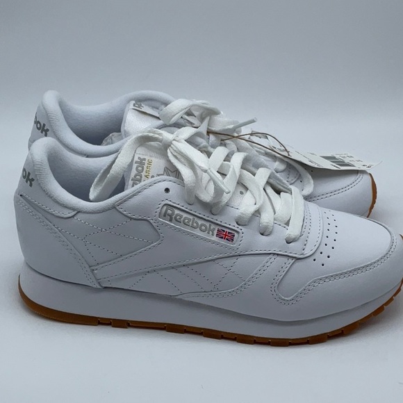 Reebok Classic Leather Shoes Woman’s White - Picture 6 of 9